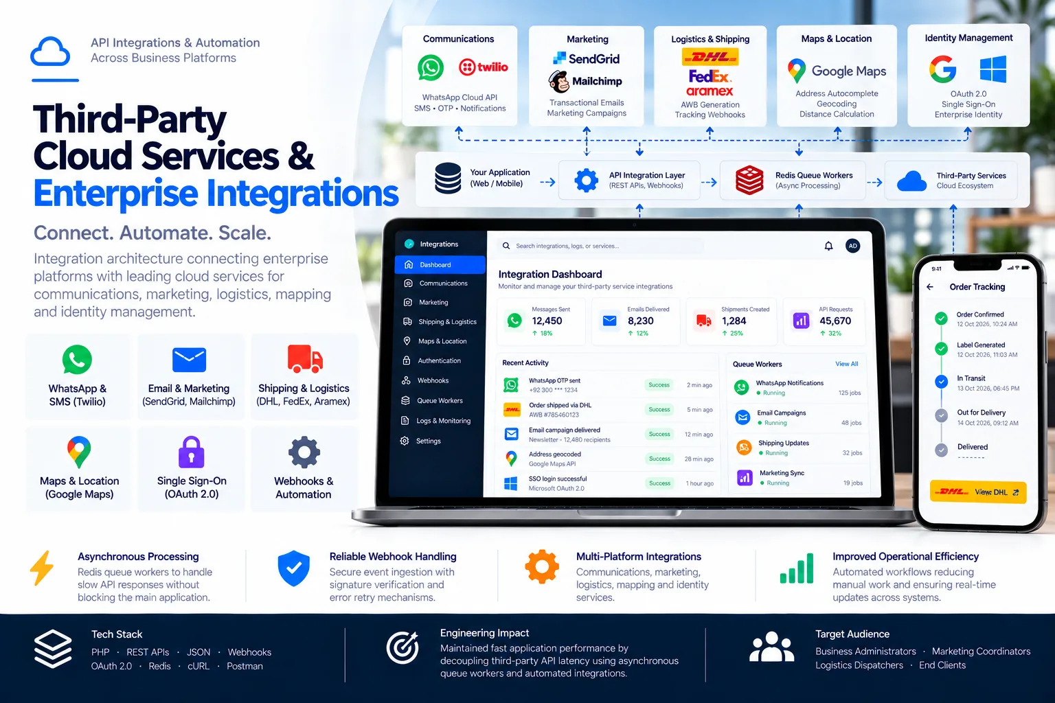 Third-Party Cloud Services & Enterprise API Integrations — API Integration & Automation case study